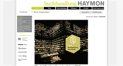 Desktop Screenshot of haymonbuchhandlung.at